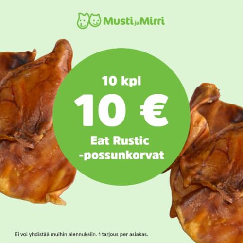 Eat Rustic -possunkorvat
